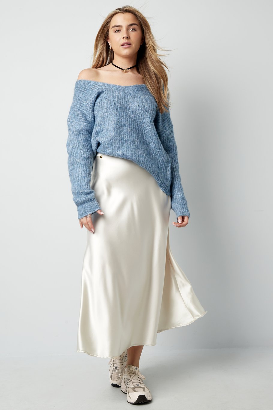 Bowtiful Pullover - blau Bild7